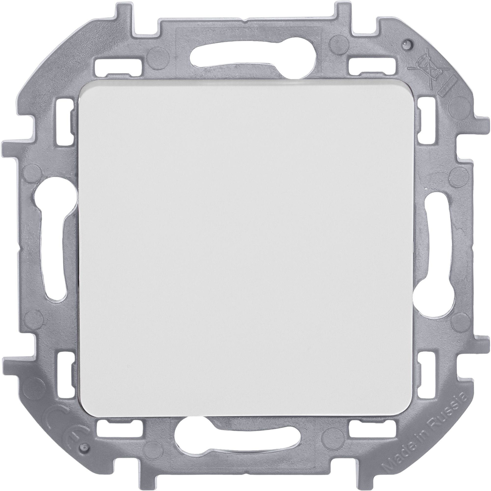 Переключатель 1-клавишный INSPIRIA, белый /673650/