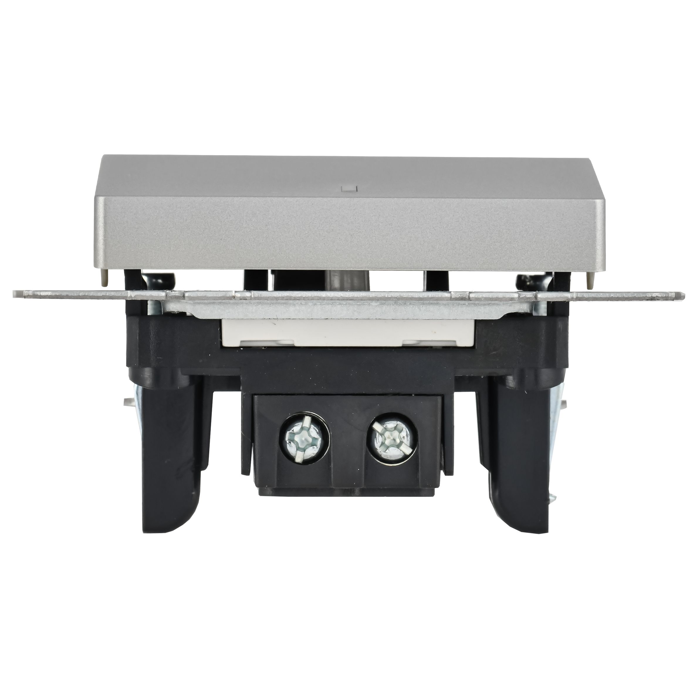 Выключатель 1-клавишный с индикацией 10А ВС10-1-1-БрА алюминий BRITE ИЭК