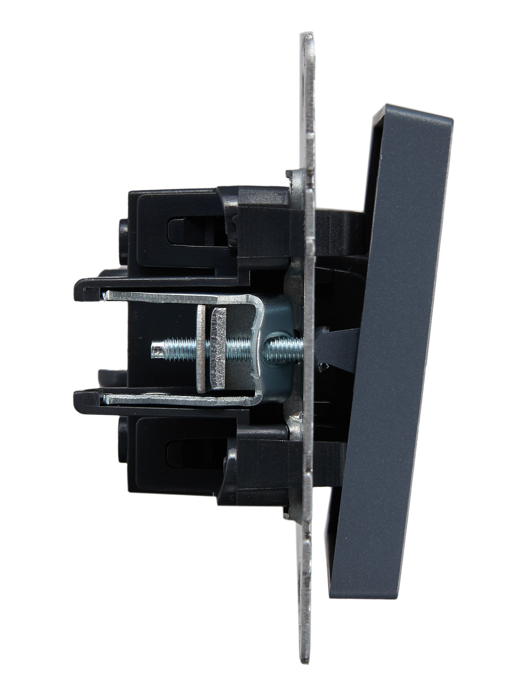 Выключатель 1-клавишный проходной 10А ВС10-1-6-БрМ маренго BRITE ИЭК