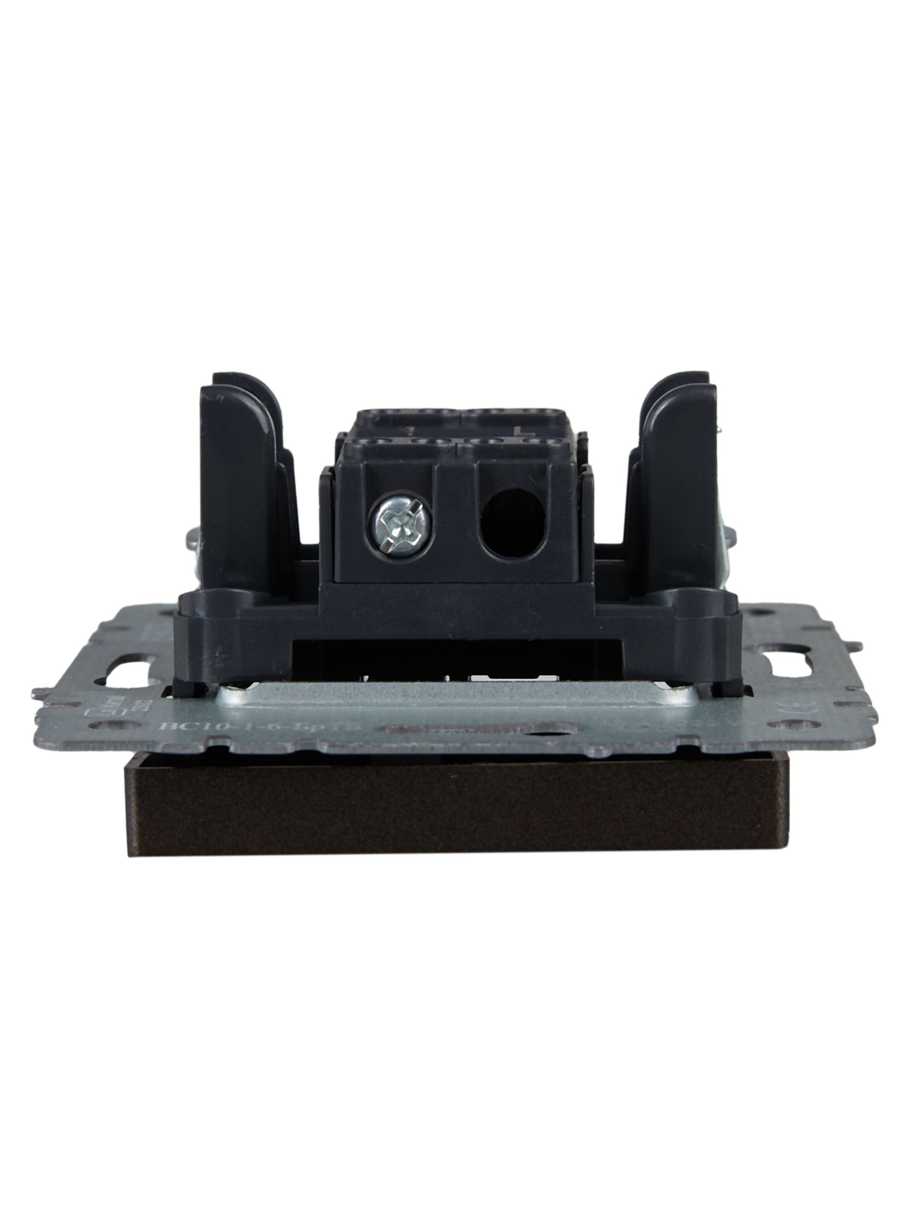 Выключатель 1-клавишный проходной 10А ВС10-1-6-БрТБ бронза BRITE ИЭК