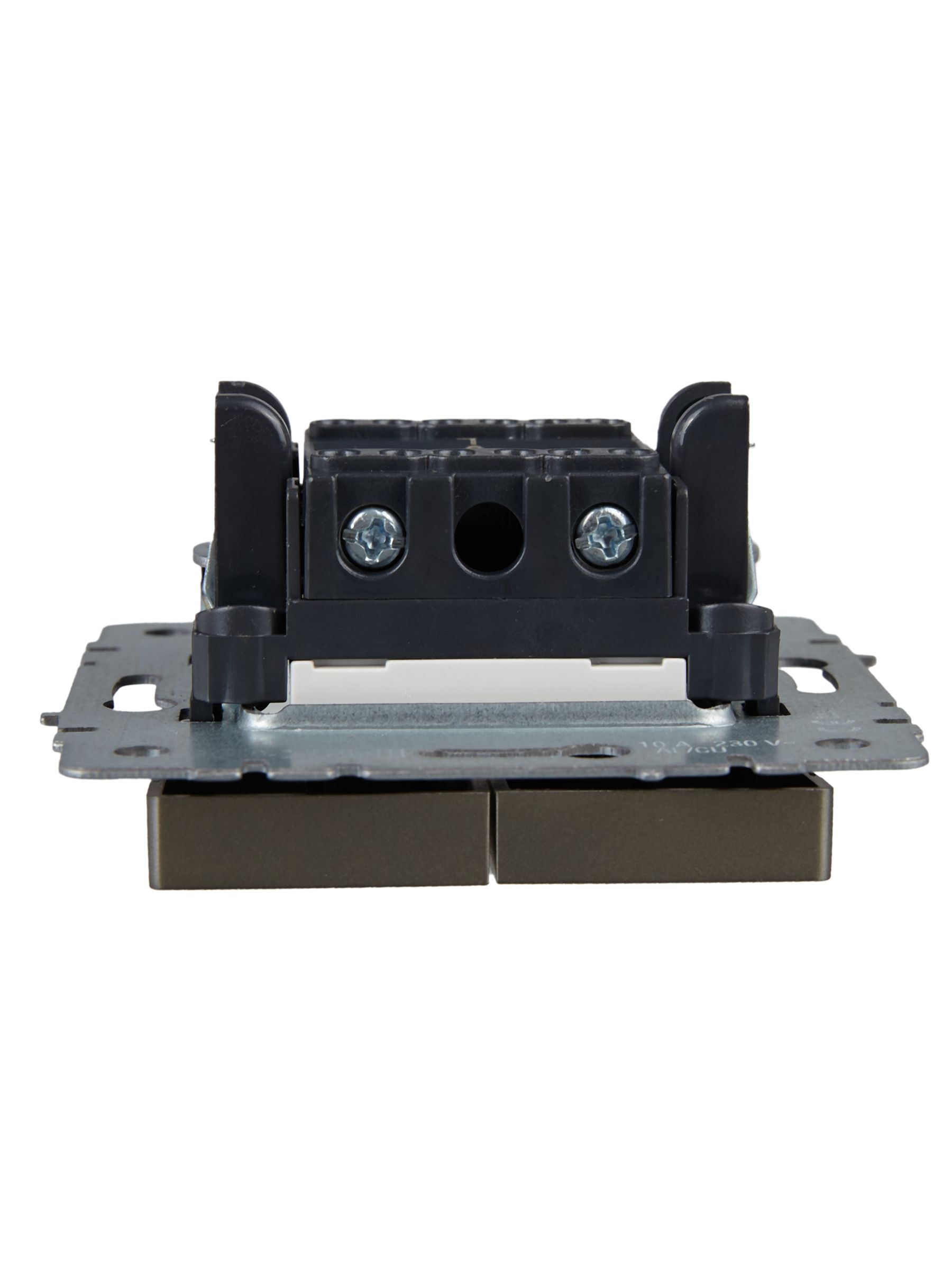 Выключатель 2-клавишный с индикацией 10А ВС10-2-1-БрШ шампань BRITE ИЭК