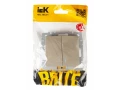 Выключатель 2-клавишный с индикацией 10А ВС10-2-1-БрШ шампань BRITE ИЭК