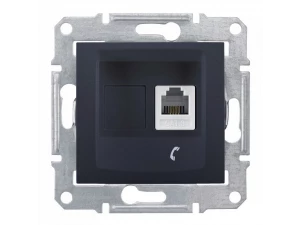 Телефонная розетка, графит SDN4101170