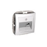 Розетка телефонная RJ11 белая WDE000181 Wessen