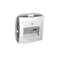 Розетка телефонная RJ11 белая WDE000181 Wessen