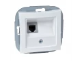 Розетка телефонная RJ11 белая WDE000181 Wessen