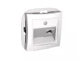 Розетка телефонная RJ11 белая WDE000181 Wessen