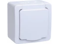 Розетка РСб20-3-ГПБб 1м с з/к о/у IP54 (цвет крышки:белый) ГЕРМЕС PLUS ИЭК