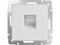Розетка телефонная RJ-11 /WL01-RJ-11 (белая)
