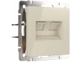 Розетка телефонная RJ-11 /WL03-RJ-11 (слоновая кость)