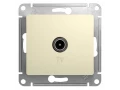 Розетка TV оконеч. 1DB, мех., БЕЖ