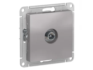 Розетка TV оконеч. 1DB, мех, АЛЮМИНИЙ /ATN000391/