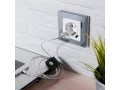 Розетка с заземлением и шторками и USBx2 /W1171501 (белая)