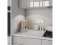 Розетка с заземлением и шторками и USBx2 /W1171501 (белая)