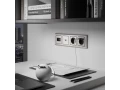 Розетка с заземлением /W1171002 (глянцевый никель)