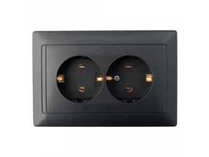 Розетка РС 16-313 графит