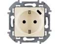 Розетка с USB зарядкой 2К+З/USB C INSPIRIA, слоновая кость /673771/