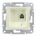 Розетка телеф бежевая SDN4101147