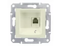 Розетка телеф бежевая SDN4101147