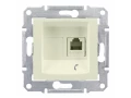 Розетка телеф бежевая SDN4101147
