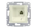 Розетка телеф бежевая SDN4101147