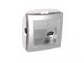 Розетка телефонная RJ11 серебро WDE000381 Wessen