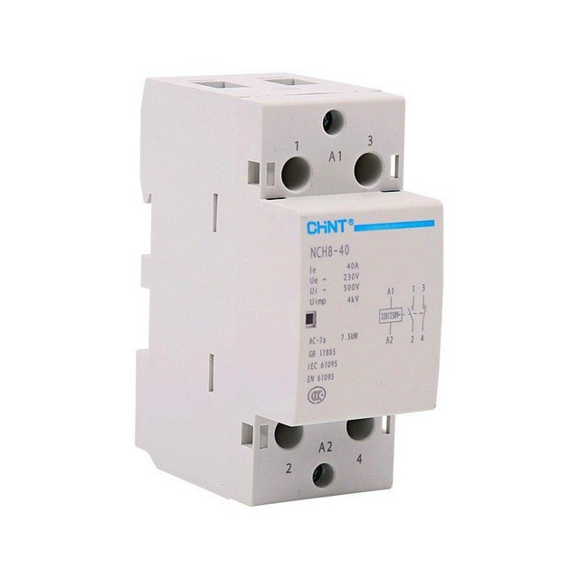Контактор модульный NCH8-40/11 40A 1НЗ+1НО AC220/230В 50Гц (R) (CHINT) 256083