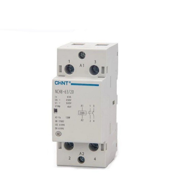Контактор модульный NCH8-63/20 63A 2НО AC220/230В 50Гц (R) (CHINT) 256093