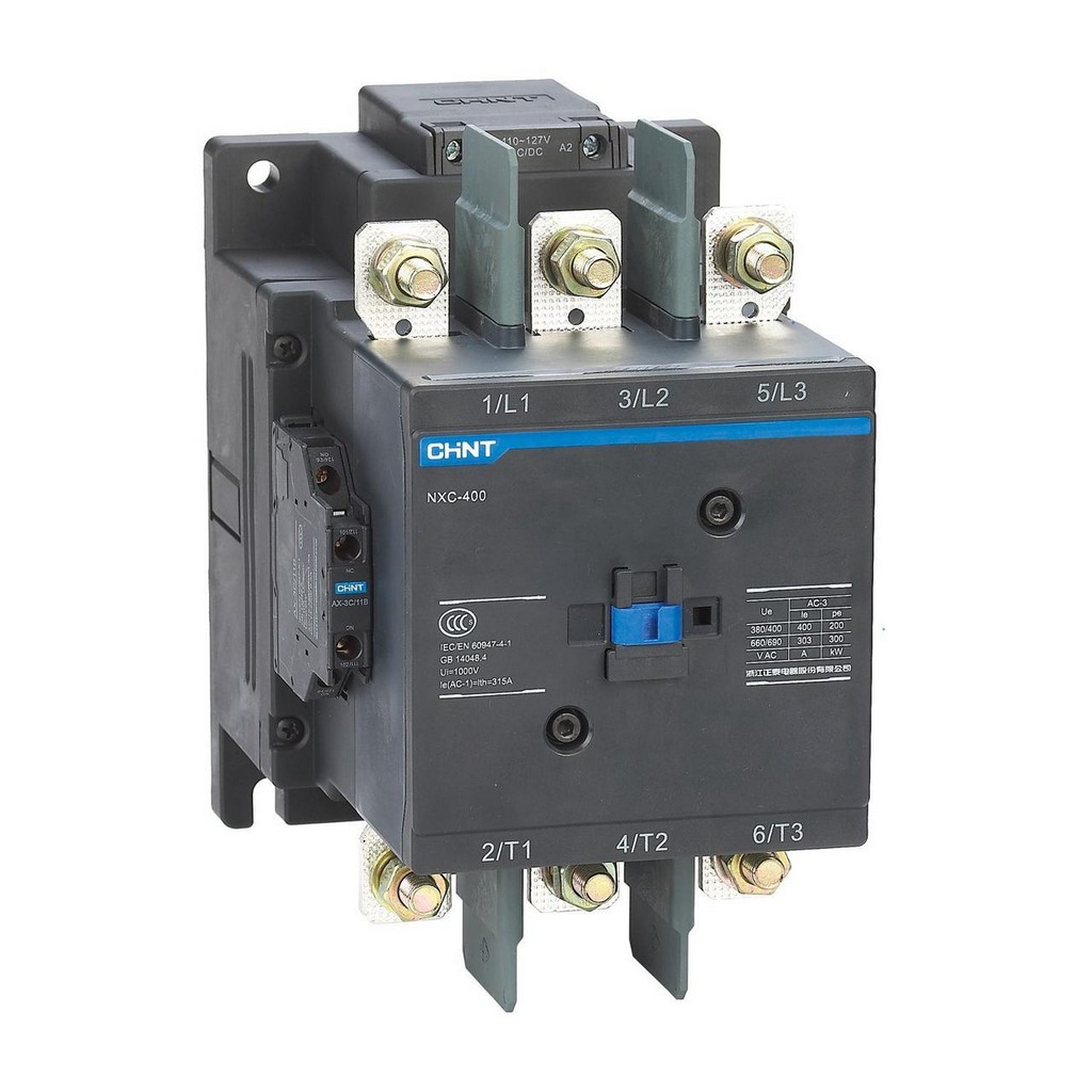 Контактор NXC-400 400A AC/DC 220В-240V/АС3 2НО+2НЗ 50Гц (CHINT) 836548