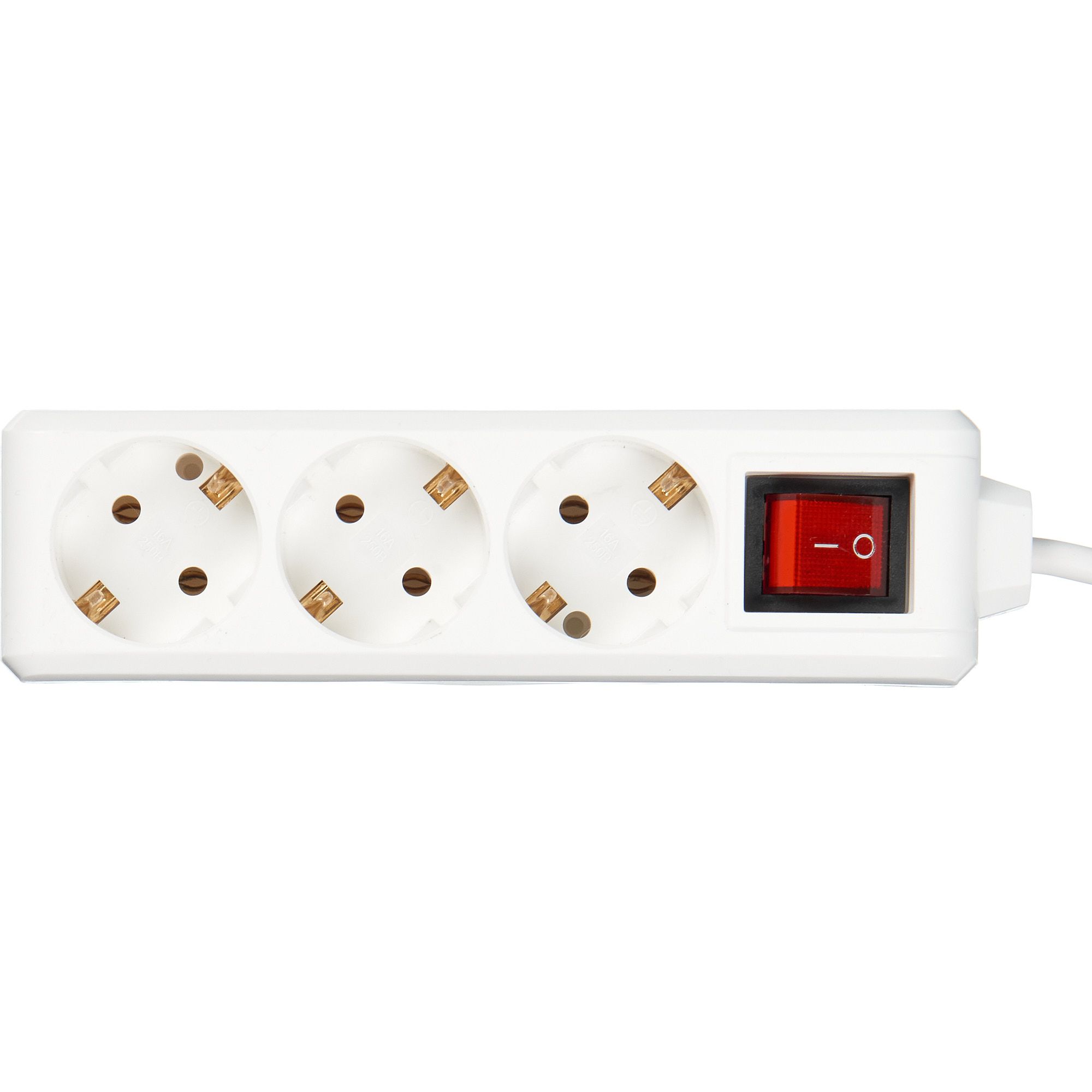 Удлинитель У03К-выкл. 3 места 2Р+PЕ/5метров 3х1мм2 16А/250 IEK