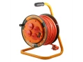 Удлинитель силовой на катушке GLANZEN 4гн. ПВС 3*1,5 IP44 EB-30-008