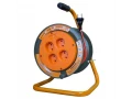 Удлинитель силовой на катушке GLANZEN 4гн. ПВС 2*0,75 арт. EB-20-002