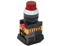 Кнопка ABLFP-22 красный d22мм неон/240В (ИЭК)