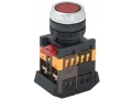 Кнопка ABLFS-22 красный d22мм неон/240В (ИЭК)