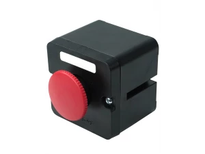 Пост управления ПКЕ 222-1 У2, 10А, 660В, 1 элемент, красный гриб, накладной, IP54