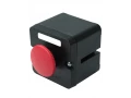 Пост управления ПКЕ 222-1 У2, 10А, 660В, 1 элемент, красный гриб, накладной, IP54 (ЭТ)