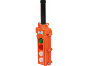 ПКТ-20ПС У2, 5А, IP54, кнопка ПУСК с фиксацией, стоп, вверх, вниз, пост кнопочный  (ЭТ)