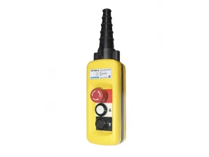 ПКТ-22Б У2, IP65, 2 скорости, кнопка БЛОКИРОВКА  с фиксацией (красная), вверх, вниз, 4NO, пост кнопо