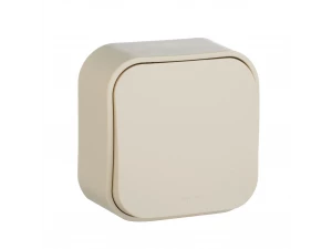 Переключатель 10А 1кл слнк QUTEO /782234/