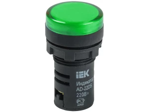 Светосигнальная арматура AD-22DS зеленый 12В AC/DC ИЭК