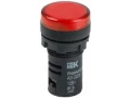Лампа AD22DS(LED)матрица d22мм красный 12В AC/DC  ИЭК
