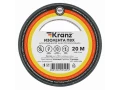 Изолента ПВХ 0,13х15 мм, 20 м, черная KRANZ