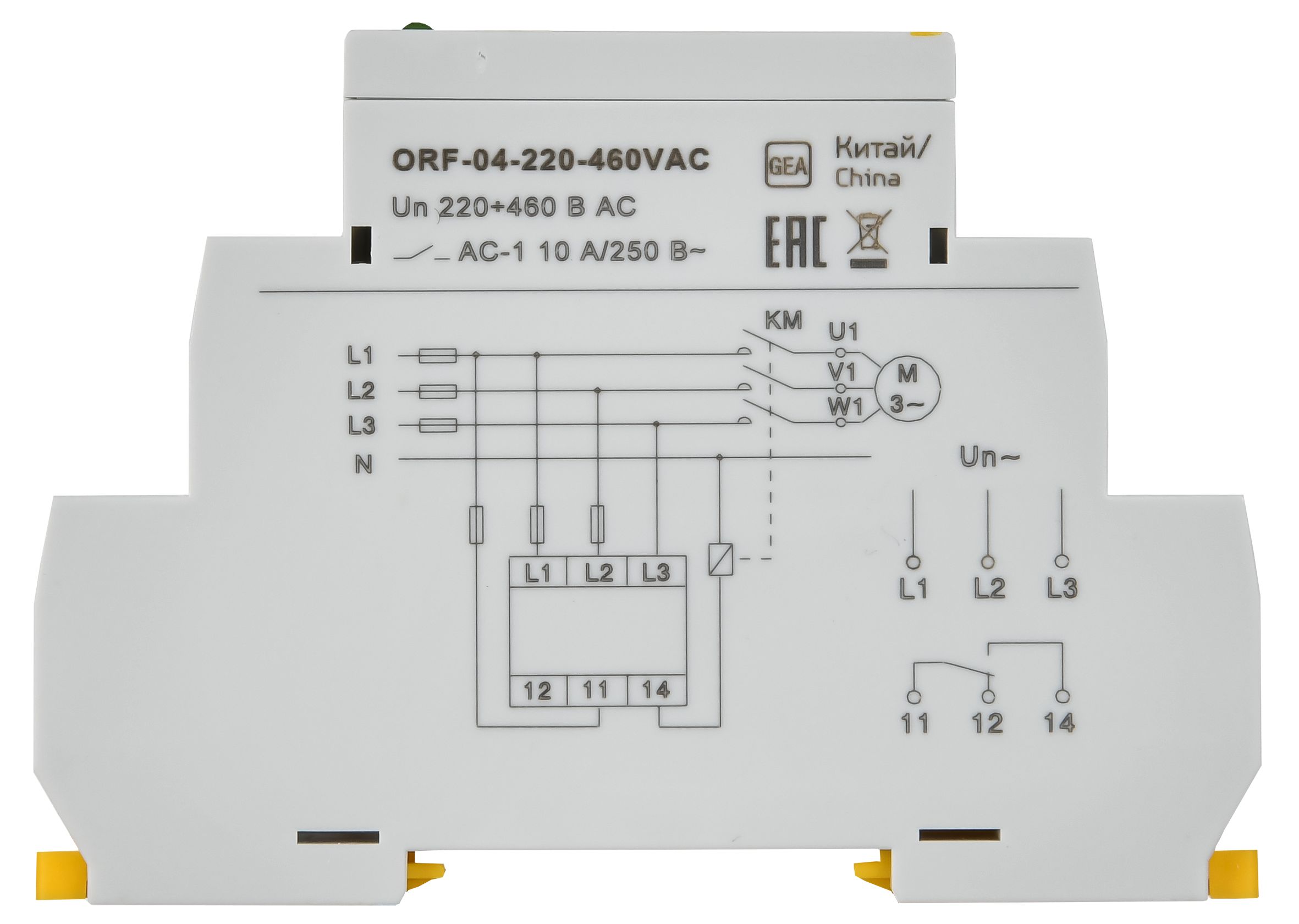Реле фаз ORF 04. 3ф 220-460 В AC ИЭК