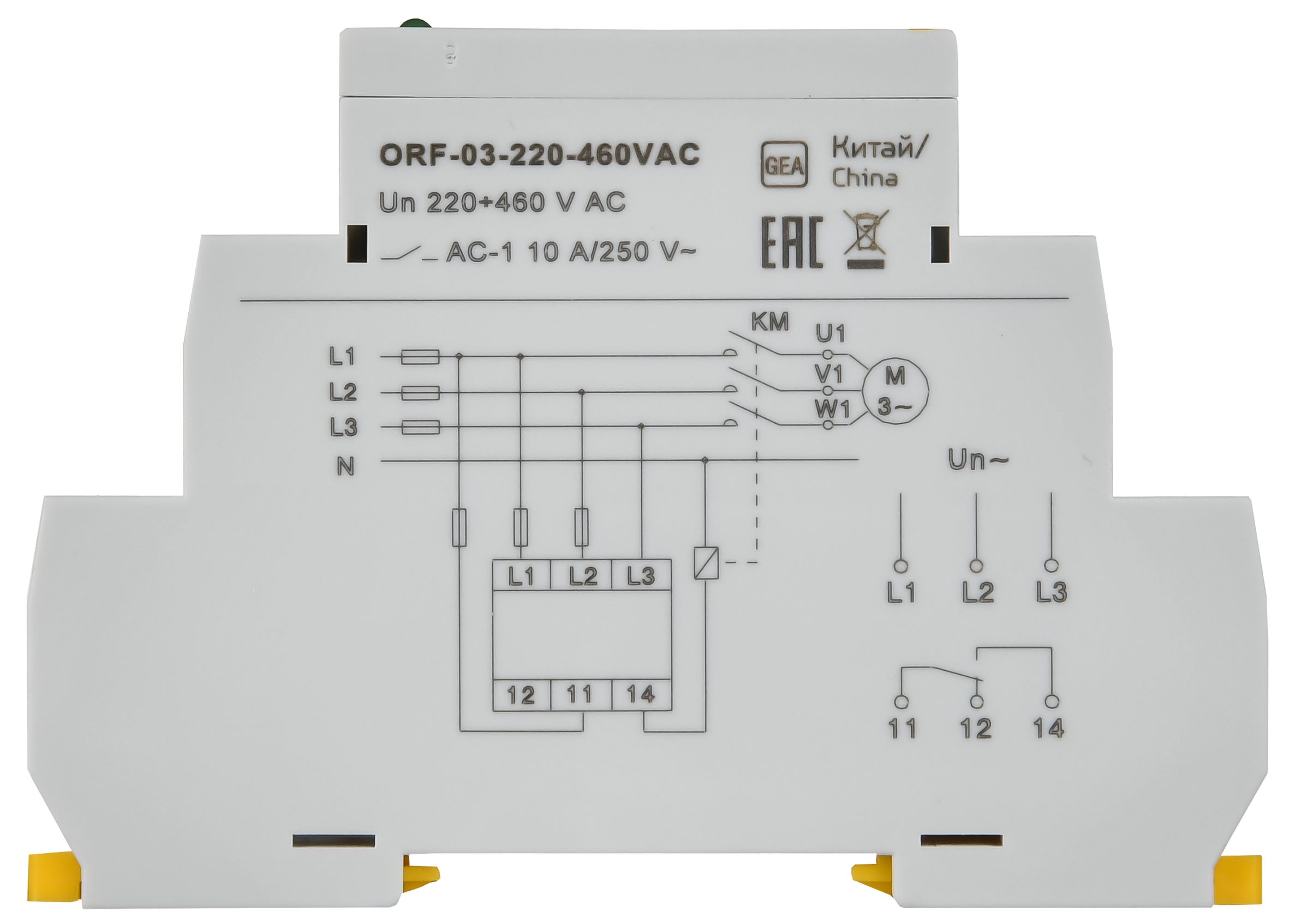 Реле фаз ORF 03. 3ф 220-460 В AC ИЭК