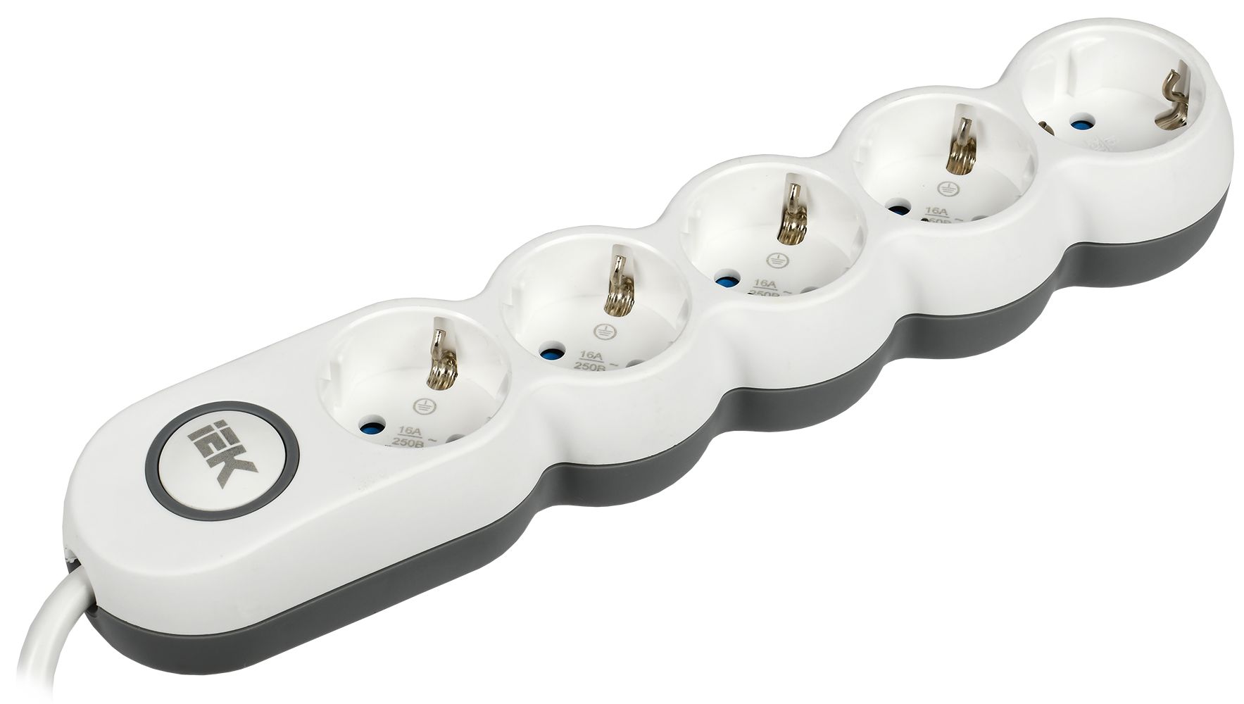 Удлинитель У05В 5 мест 2Р+РЕ 5 м 3*1,5мм2 16А/250В UNO ИЭК