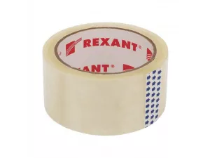 Скотч упаковочный REXANT 48 мм х 50 мкм, прозрачный, рулон 66 м, 09-4202
