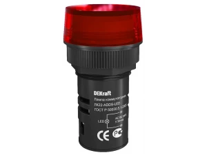 Лампа коммутационная ЛК22-ADDS-RED-LED-24 /25066DEK/
