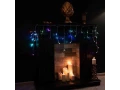 Гирлянда Айсикл (бахрома) светодиодный, 1,8 х 0,5 м, прозрачный провод, 230 В, диоды RGB