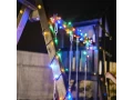 Гирлянда Твинкл Лайт 10 м, 100 LED МУЛЬТИКОЛОР (RGYB), черный ПВХ, IP65, динамика, 230В соединяется NEON-NIGHT (нужен контроллер 217-204)