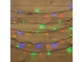 Гирлянда Твинкл Лайт 15 м, темно-зеленый ПВХ, 120 LED, цвет мультиколор